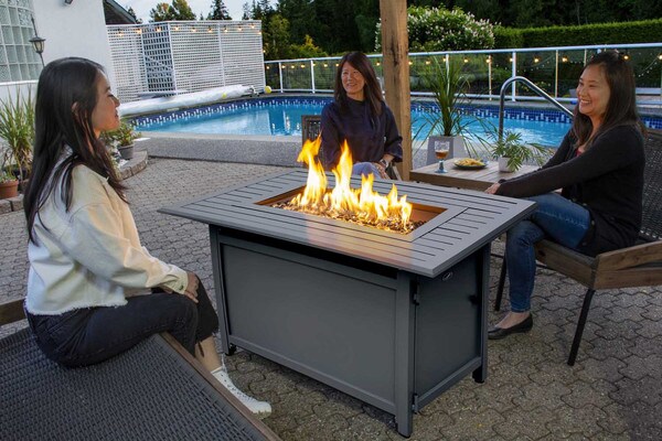 propane gas firepit table